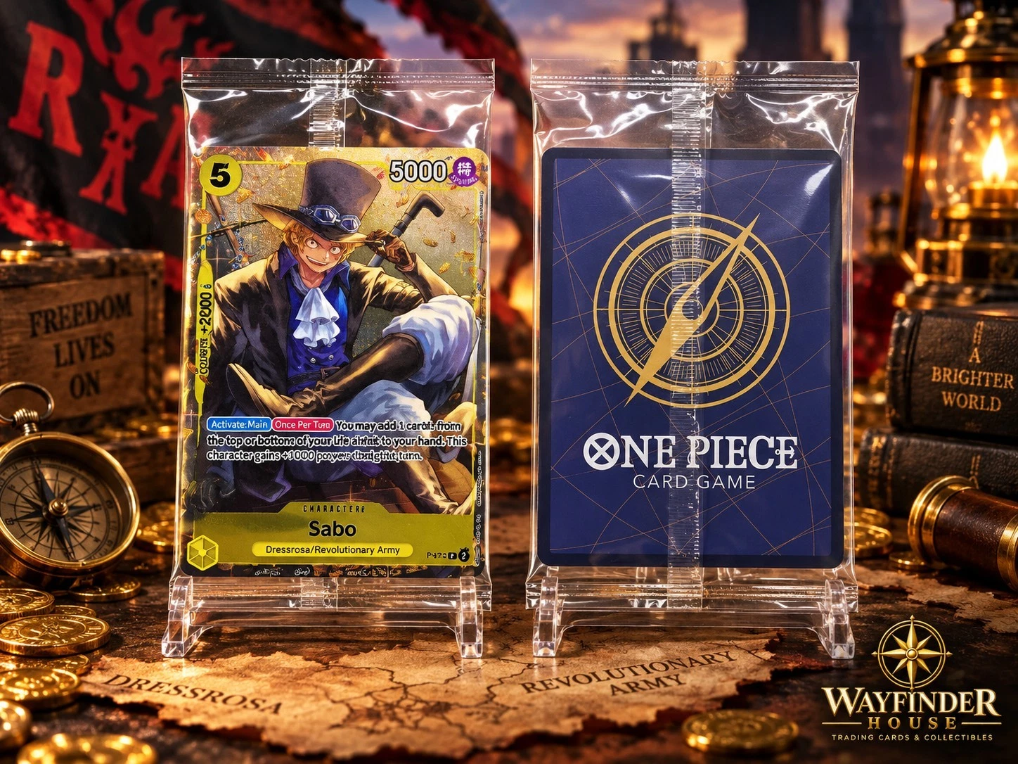 Sabo P-073 Promo Tin Pack Set Vol 2 English Sealed One Piece Card Game