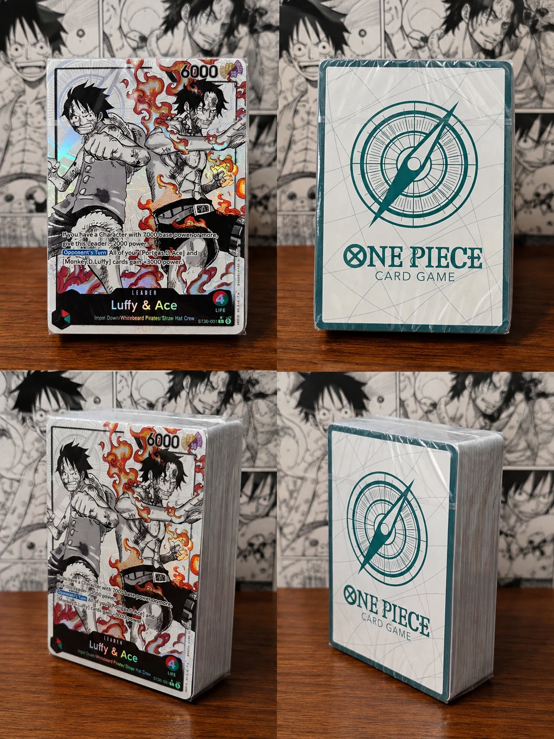 ST30 Sealed God Deck Luffy & Ace One Piece
