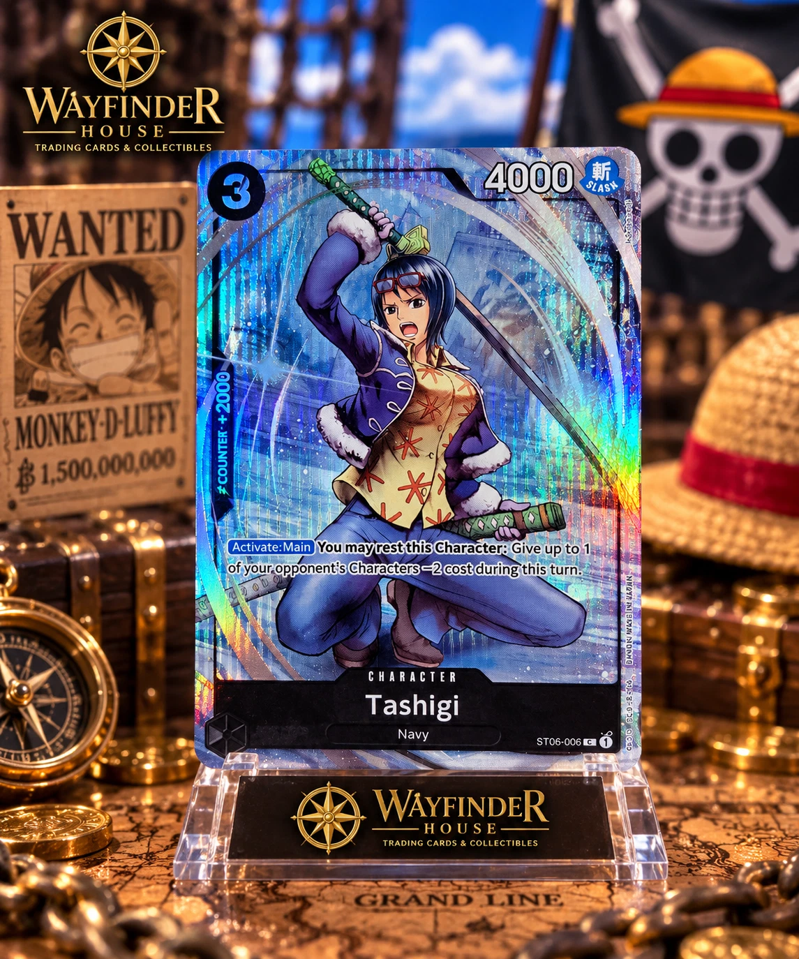Tashigi ST06-006 Promo 23-24 Edition One Piece TCG English NM