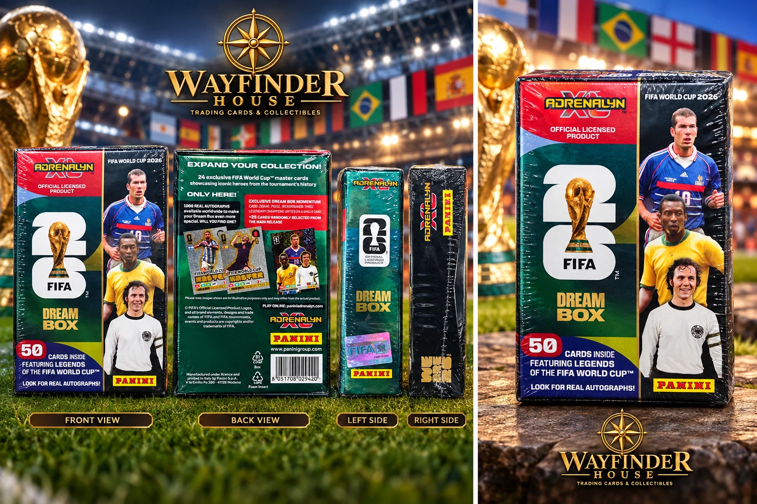 2026 Panini Adrenalyn XL FIFA World Cup Dream Box Factory Sealed