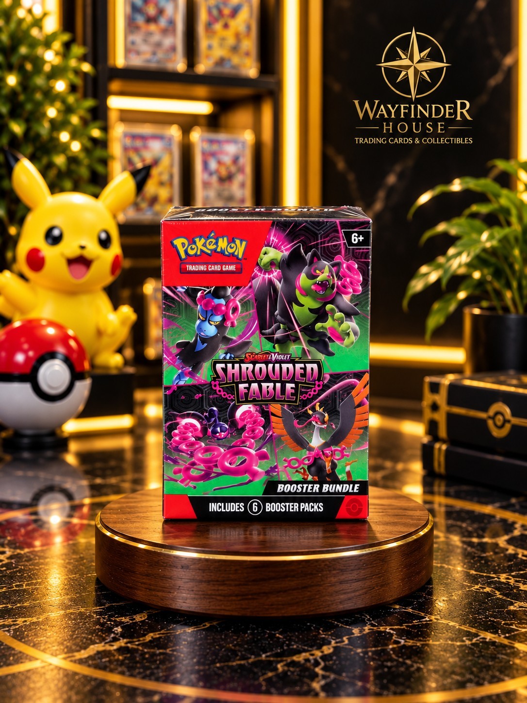 Pokémon TCG Scarlet & Violet Shrouded Fable Booster Bundle 6 Packs Sealed