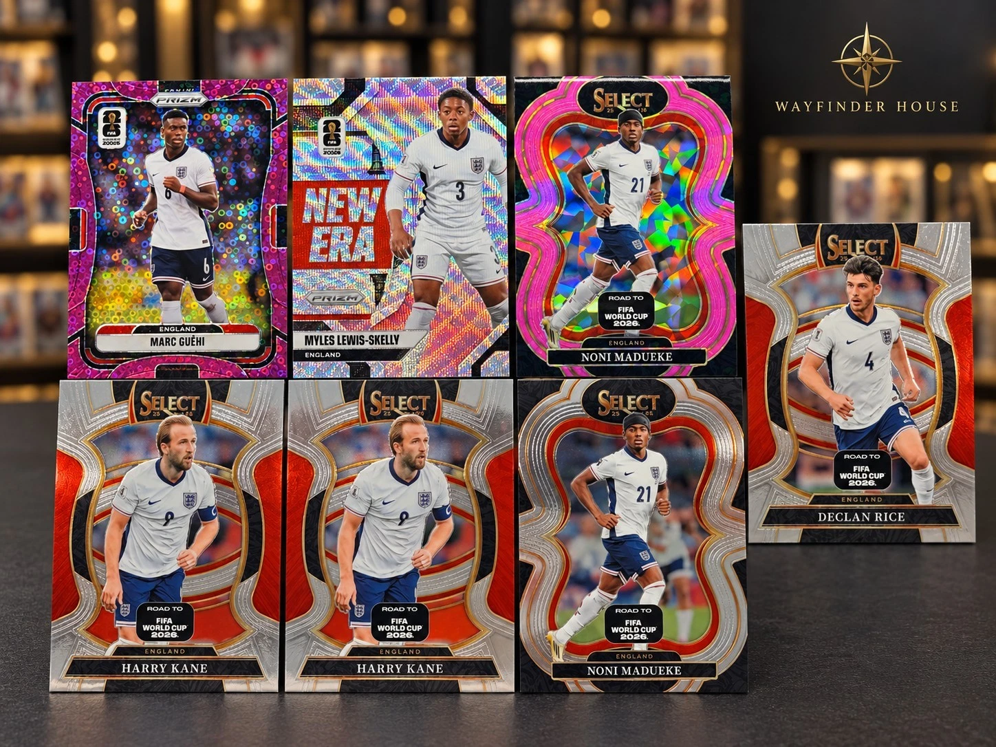 Select & Prizm FIFA World Cup 2026 Cards England, Italy & Brazil Sets + Singles