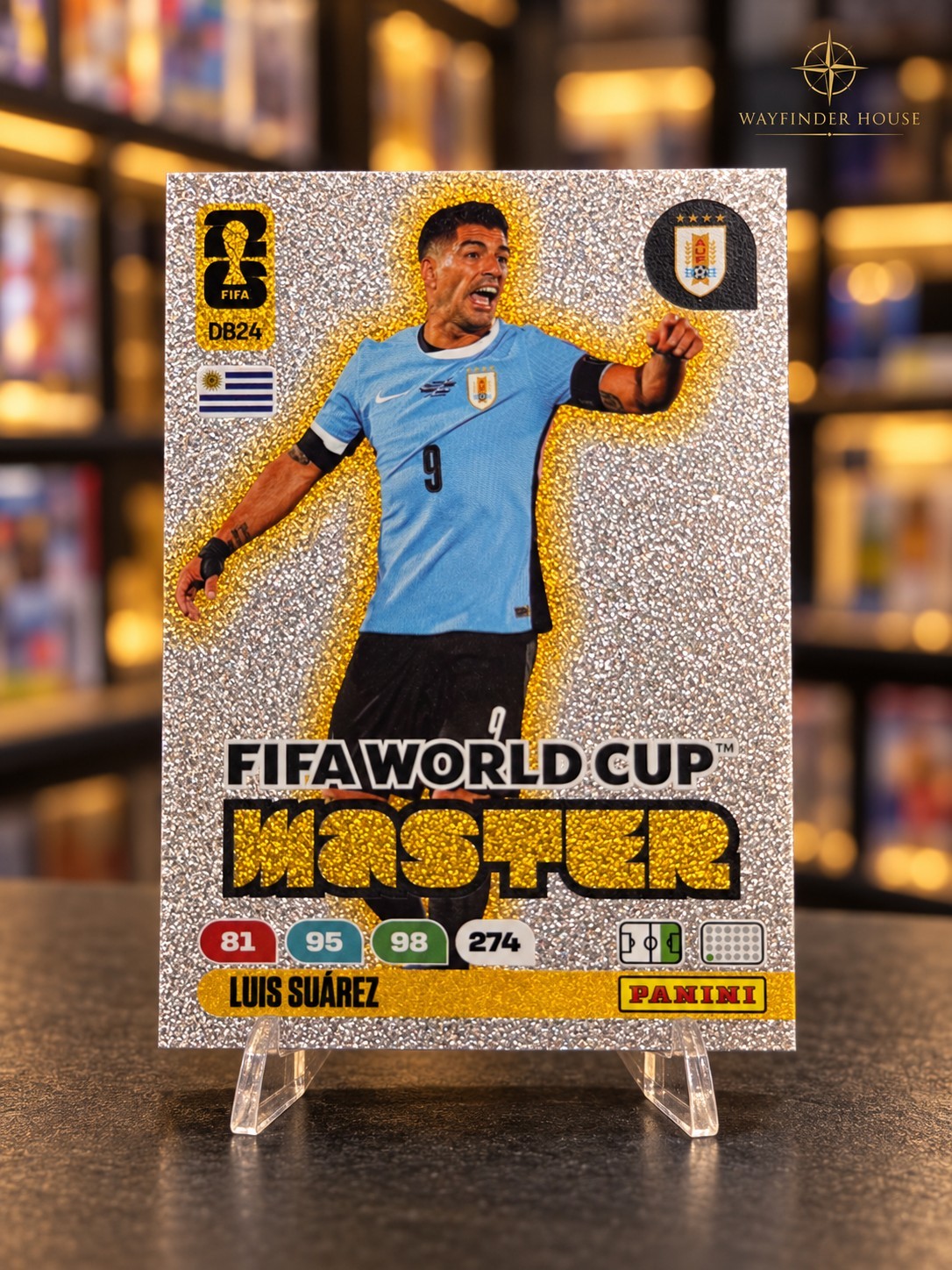 2026 Panini Adrenalyn XL FIFA World Cup Master Insert DB24 Luis Suárez Uruguay