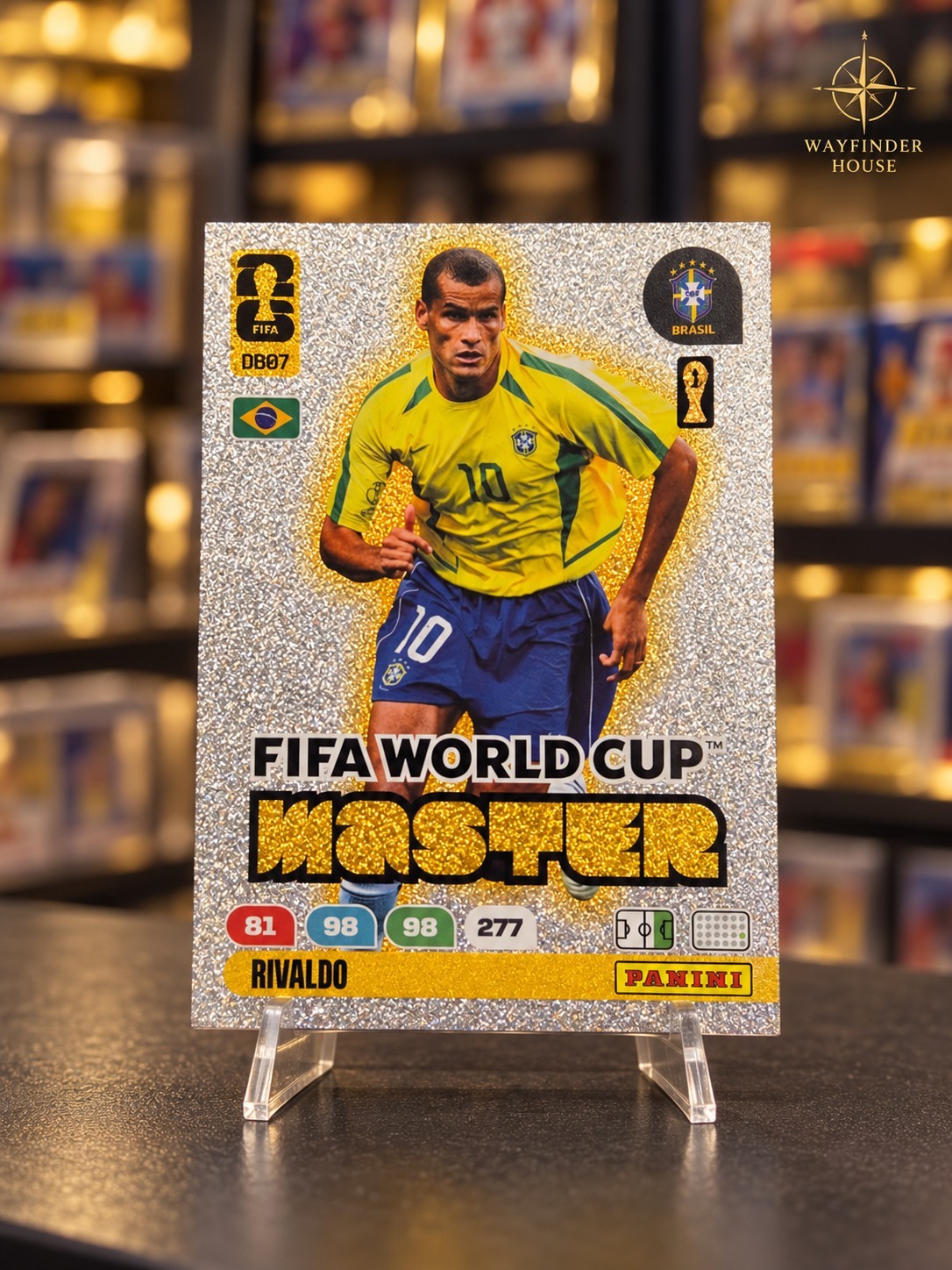 Rivaldo #DB07 - Brazil - Master, 2026 Panini Adrenalyn XL FIFA WC