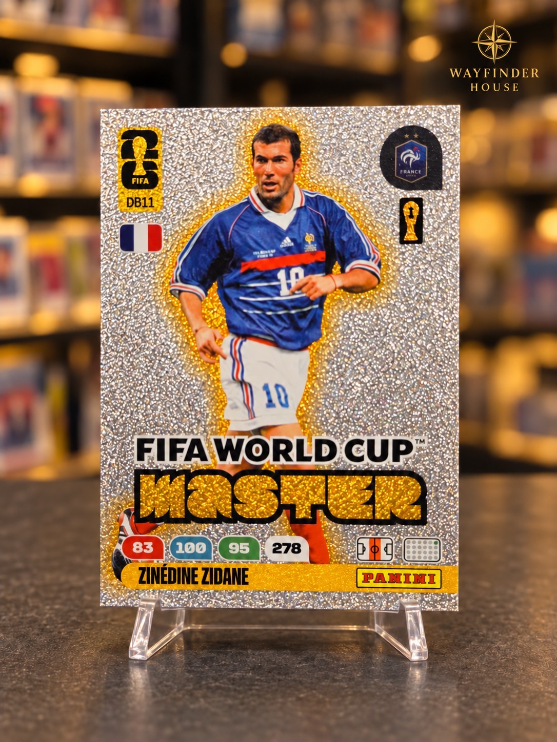2026 Panini Adrenalyn XL FIFA World Cup Master Insert DB11 Zinédine Zidane
