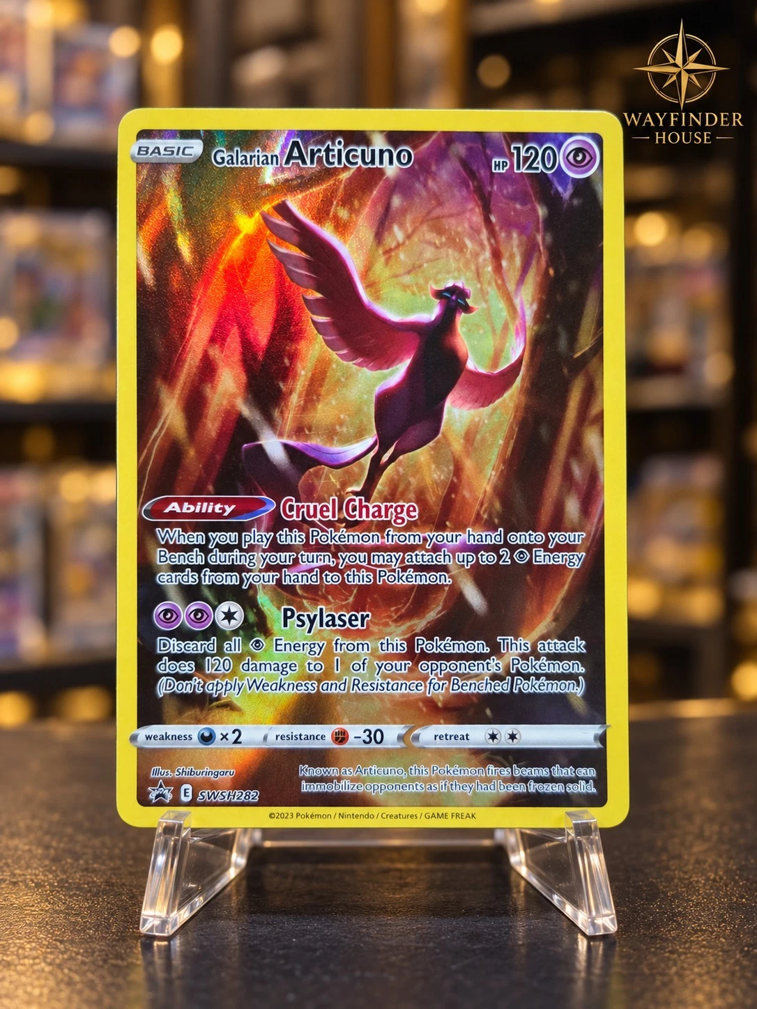 Galarian Articuno - SWSH282 - Crown Zenith Black Star Promo - NM - Pokémon TCG