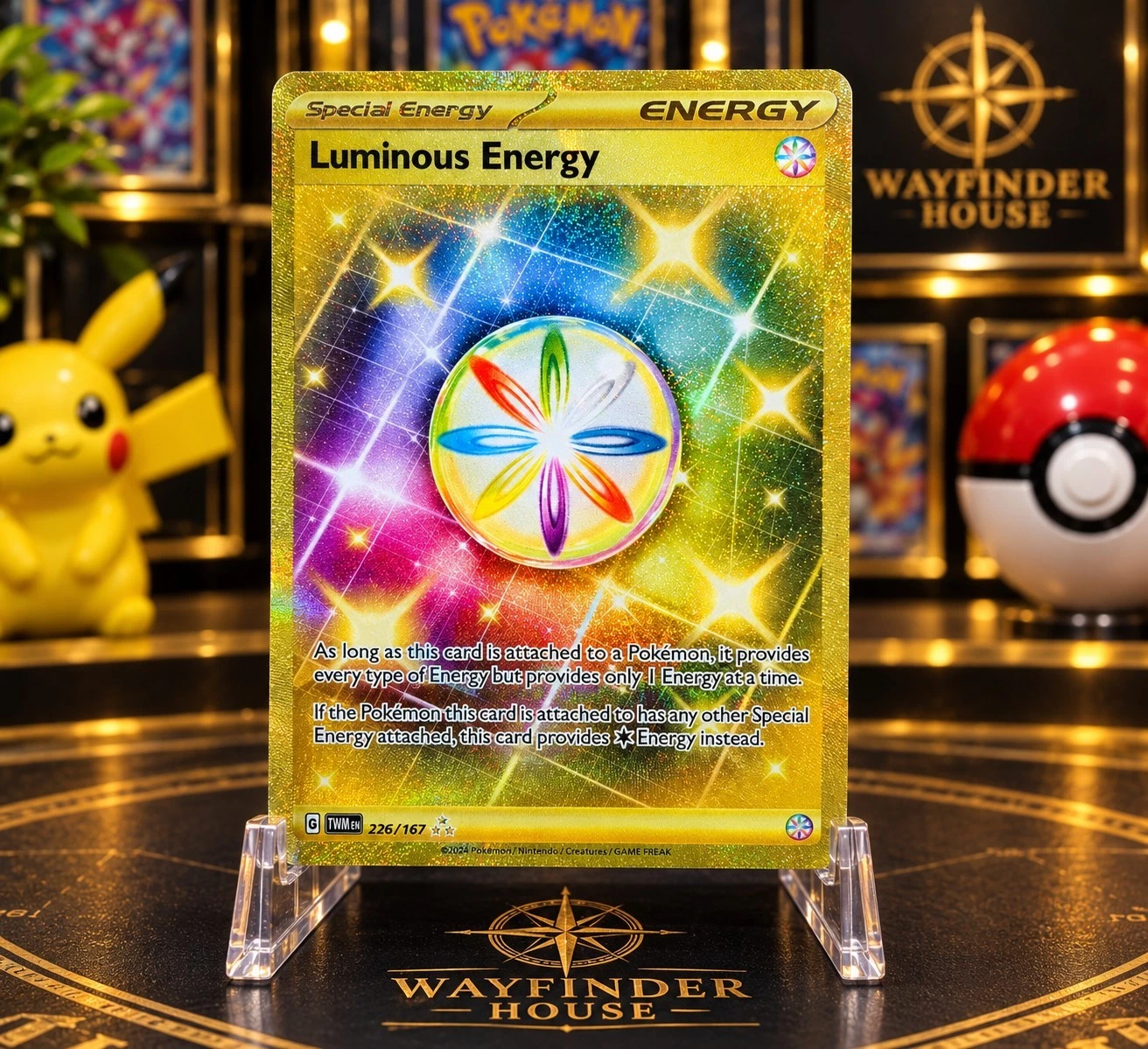 Luminous Energy 226/167 Hyper Rare Twilight Masquerade Pokemon Holo