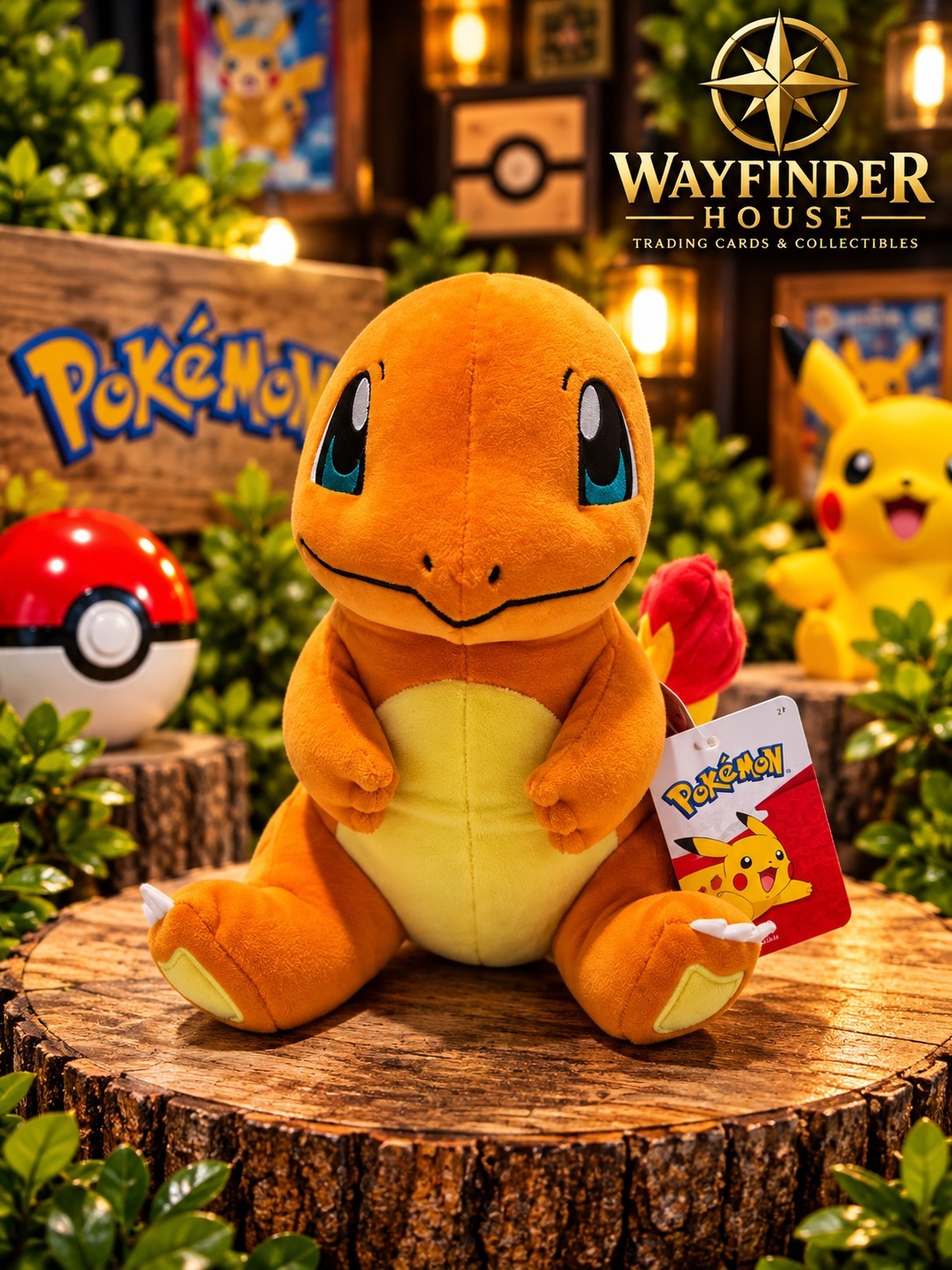 Pokémon Charmander Plush Toy 8 Inch 20cm Official Licensed New With Tags